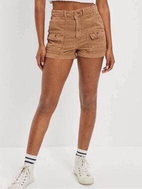 American Eagle Tan Corduroy Shorts